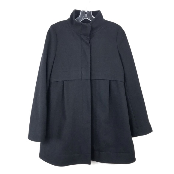 ❤️ Theory Loris W Manning Wool Coat Jacket Black S - Picture 12 of 16